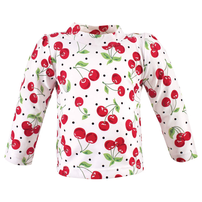 Conjunto de camiseta de baño y pantalón corto para bebé unisex Hudson Baby, Cerezas, 12-18 meses