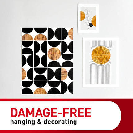 Command Small White Poster Strips, Indoor Use, 64 strips (PH024-64NA)
