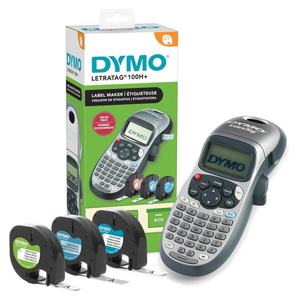 DYMO Bundle LetraTag 100H Handheld Label Maker wit
