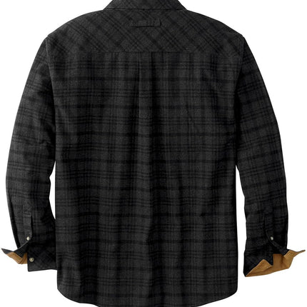 Legendary Whitetails Men's Legendary Flannel Shirt, Great Timberwolf Melange, 4X-Large Tall