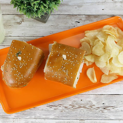 Reston Lloyd Calypso Basics by Melamine Tidbit Tray, Orange