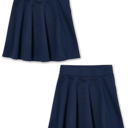 The Children's Place Girls Ponte Knit Pull On Skort, Tidal 2-Pack, X-Large