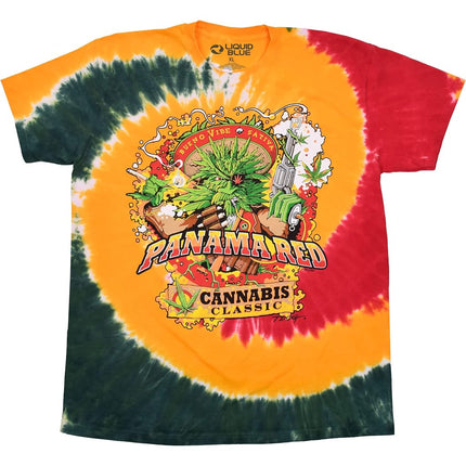 Liquid Blue Men's Light Fantasy Panama Red T-Shirt