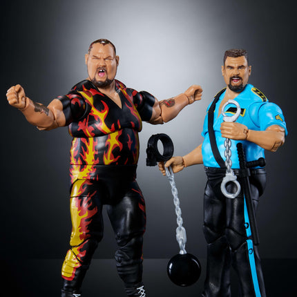 Mattel WWE Coliseum Collection Action Figure 2-Pack with Bam Bam Bigelow & Big Boss Man 15.2 cm Collectibles & Accessories including interchangeable parts
