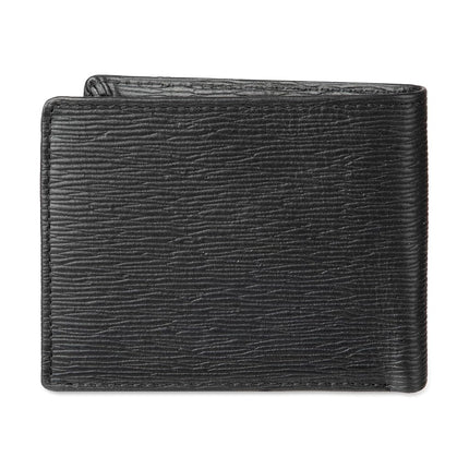 Calvin Klein Men's RFID Blocking Leather Bifold Wallet, Black Slimfold, One Size