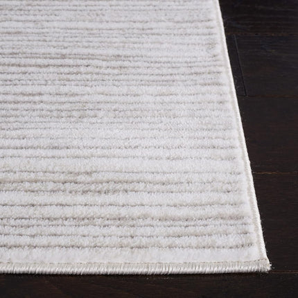 SAFAVIEH Vision Collection VSN606K Modern Contemporary Ombre Tonal Chic Non-Shedding Indoor Throw Rug, Entryway Living Room Foyer Bedroom Accent, 2' x 3', Ivory Grey
