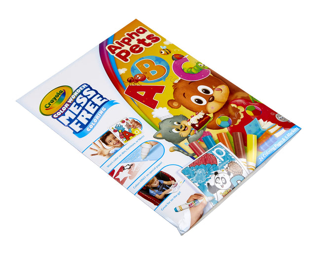 Crayola Color Wonder Alpha Pets, Mess Free Coloring for Toddlers, Alphabet Coloring Pages, Gift for Toddlers, Ages 3, 4, 5 [Amazon Exclusive]