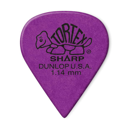 Jim Dunlop 412R1.14 Tortex Sharp, Purple, 1.14mm, 