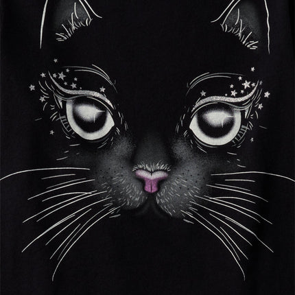 The Children's Place Girls All Holidays Short Sleeve Graphic T-Shirts,multipacks, Cat/Witch Cat/Spooky Icons, X-Large
