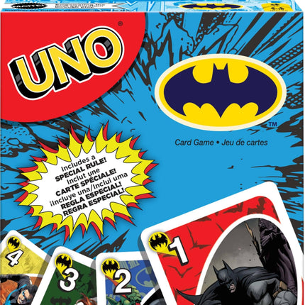 Mattel Games UNO Batman Card Game for Kids, Adults