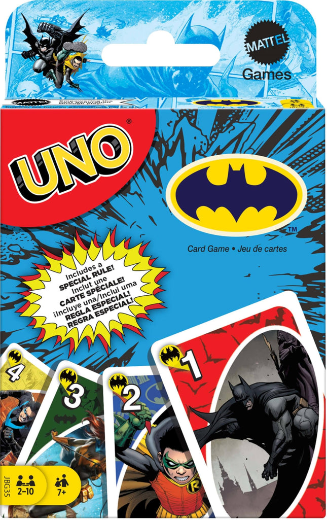 Mattel Games UNO Batman Card Game for Kids, Adults