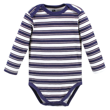 Hudson Baby Unisex Baby Cotton Bodysuits, Gray Football Buddy, 6-9 Months