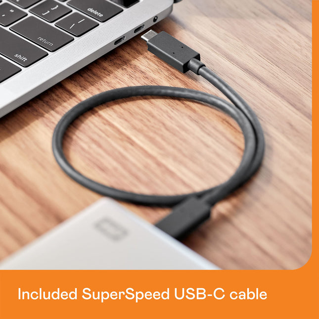 WD 6 TB My Passport Ultra para Mac, disco duro externo portátil, USB-C, compatible con Mac, almacenamiento externo portátil, software con defensa contra ransomware, copia de seguridad y protección con contraseña, plateado