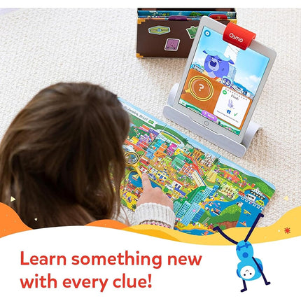 Osmo - Detective Agency - Ages 5-12 - Solve Global Mysteries - STEM Toy - For iPad or Fire Tablet (Osmo Base Required)