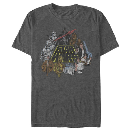 Fifth Sun Men's in Color T-Shirt, Charcoal Heather, XXL