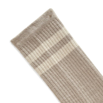 Under Armour Unisex Adult Essential Crew Socks (6 Pairs), (279) Stone / Stone / Timberwolf Taupe, Medium