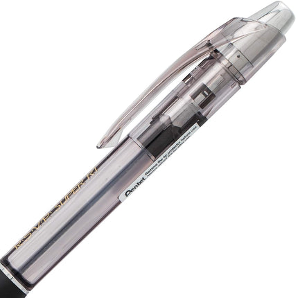 PENTEL - RSVP SPR Rt Ball Pn Blk Md 2Ct