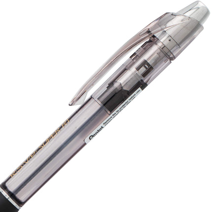 Pentel RSVP Super RT, Stylo-bille, (1,0 mm) Trait moyen, Encre noire, Paquet de 3 - BX480BP3A