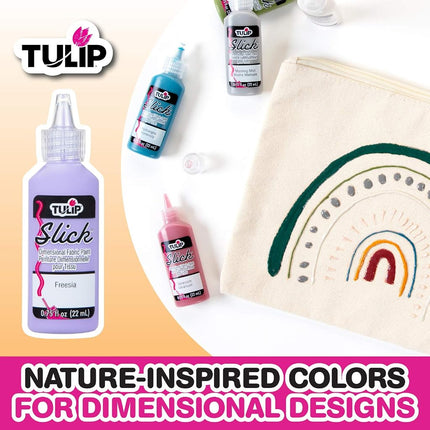 Tulip 10 Color Dimensional Paint, 10 Pack, Multicolor