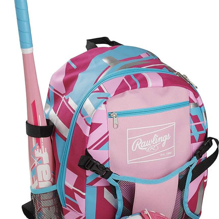 Rawlings | Remix T-Ball & Youth Baseball Glove | Left Hand Throw | 9" | Pink