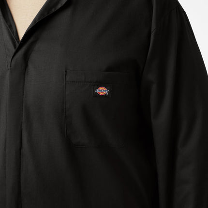 Dickies Mens Flex Long Sleeve Coveralls, Black, 2X Short