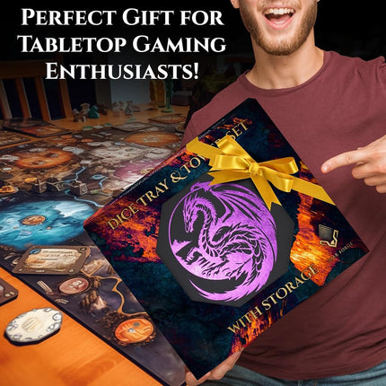 Soar Forge All-in-One Game Roamer - Dice Tray & Tower for DND and RPG