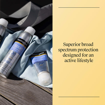 Neutrogena Sport Face SPF 70+ tubo de 73 ml, loción