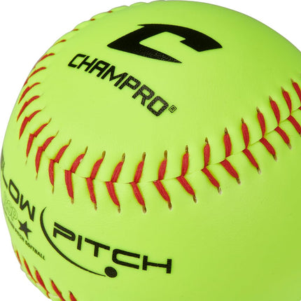 CHAMPRO 12" Slow Pitch Practice Softball
