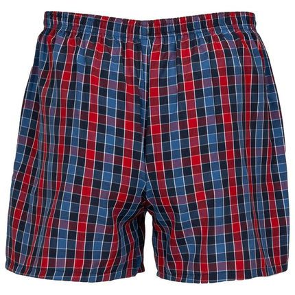 Gildan Men's Underwear Boxers, Multipack Shorts, Navy/Red Assorted (5-Pack), S (Pack of 5)