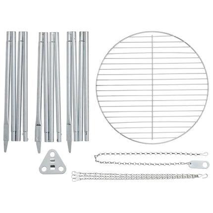 Coleman 765947-SSI Trépied Grill et Support de lanterne Argent 2000016537 - multi, S/O