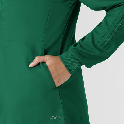 WonderWink womens Jacket, Hunter, Large
