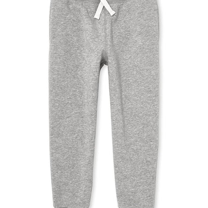The Children's Place Pantalones de chándal deportivos de forro polar para niño, color humo, talla pequeña