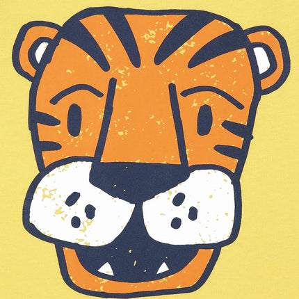 Camisetas gráficas de manga corta de animales para bebés y niños pequeños de The Children's Place, paquete múltiple, tiburón/loro/caimán/tigre, 12-18 meses