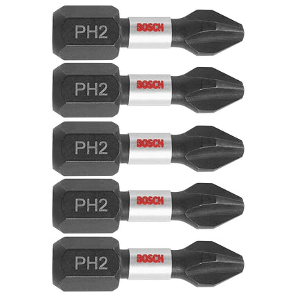BOSCH ITPH22B 10-Pack 2 in. Phillips #2 Impact Tough Screwdriving Power Bits