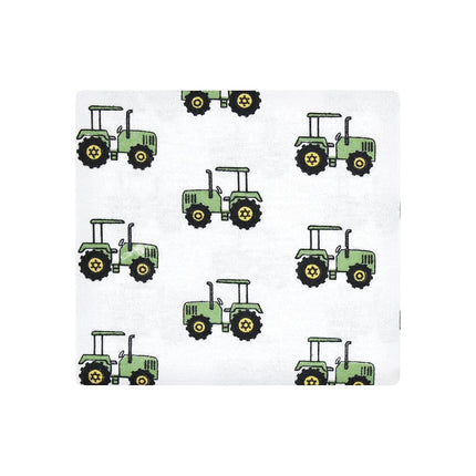 Hudson Baby Unisex Baby Cotton Flannel Receiving Blankets Bundle, Boy Farm, One Size