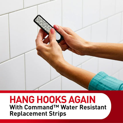 Command Large Water-Resistant Refill Strips, 4-Strip