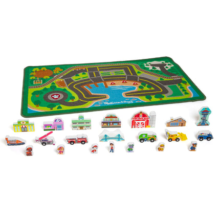 Melissa & Doug PAW Patrol Activity Rug - Adventure Bay (22 Pieces)