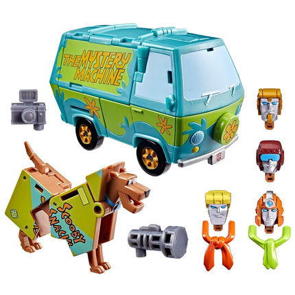 Transformers Scooby Doo Mysterious Prime & Automutt Converting Action Figure Set, Robot Toys for Ages 8