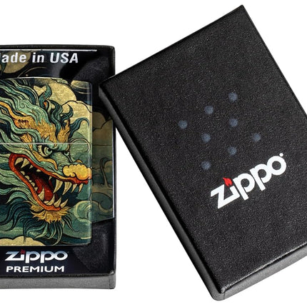 Zippo Lighter, Dragon Fusion Design
