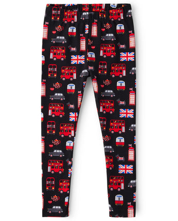 Gymboree Girls' and Toddler Pattern Leggings, Lond