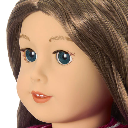 American Girl, Truly Me 18-inch Doll #126 with Dark-Blue Eyes, Long Wavy Brown Hair, Light Skin, for Ages 6+