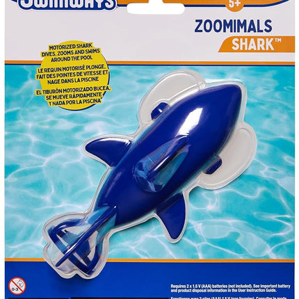 SwimWays Zoomimals Shark Toy, Kids Pool Accessories & Swimming Pool Toys, Pool Diving Toys & Torpedo Pool Toys for Kids Ages 5 & Up
