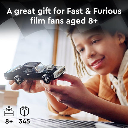 LEGO Speed Champions Fast & Furious 1970 Dodge Charger R/T 76912 Toy Car Building Set; Collectible Model for Boys, Girls Ages 8+ (345 Pieces)