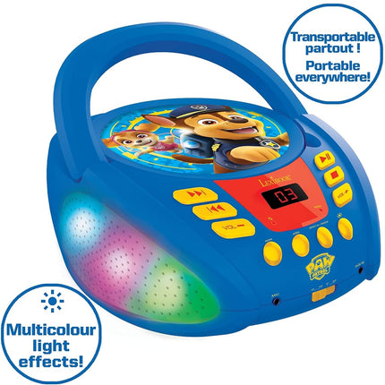 Lexibook, Paw Patrol Bluetooth CD Player, RCD109PA