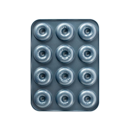 Nordic Ware Formed Mini Donut Pan, 12 Cavities, Twilight Blue