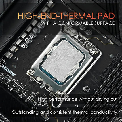 Thermal Grizzly - Kryosheet Graphene Thermal Pad - 75x72x0.2mm - outstanding thermal conductivity, long-term stability & high flexibility, electrically conductive - for CPU & GPU