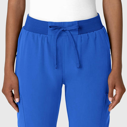 WonderWink Women's Jogger Utility Scrub Pant, Royal, Medium