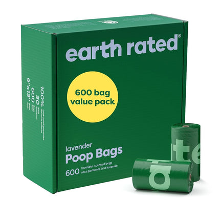 Earth Rated Dog Poo Bags Value Pack, Leak-Proof an