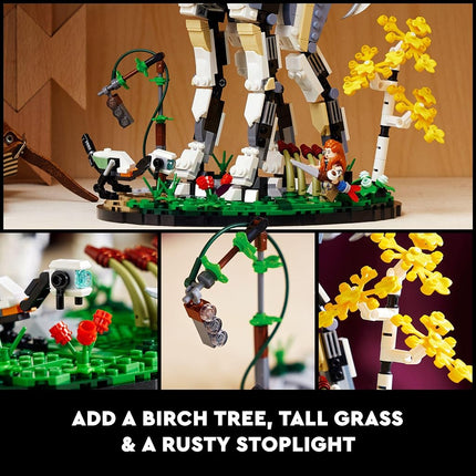 LEGO 76989 Horizon Forbidden West: Tallneck Building Set for Adults, Model Building Kit with Aloy Minifigure & Watcher Figure, Collectible Gift Idea for Men, Women, Him, Her