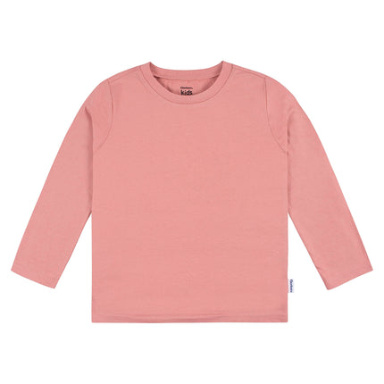 Gerber Baby Toddler 5-Pack Solid Long Sleeve T-Shirts Jersey 160 GSM, Pink, 12 Months